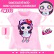 TEE PINK LOL TEEN LED